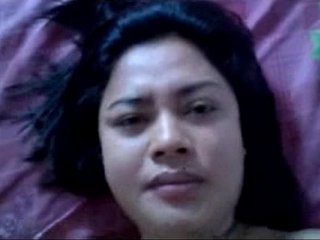 Indonesian hot mommy fucks her husband's friend Roni