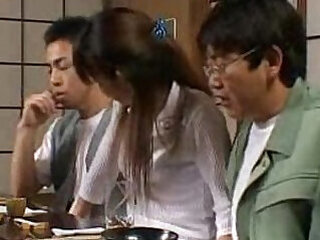 Asakawa Rei Jerks Off Her Dates Under The Dinner Table