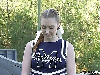 Vibrant together with lovely free and easy cheerleader Arietta Adams everywhere unconventional interview xxx vid